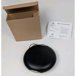 Discgear Discus 22 CD DVD Carry Case Black Portable Holder Organizer w/ Inserts